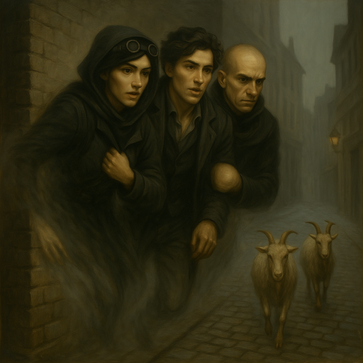 JB, Echo, and Jackal use Ghost Veil but run into a pair of goats