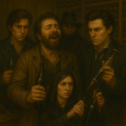 Frenchy Sings While Crew Works