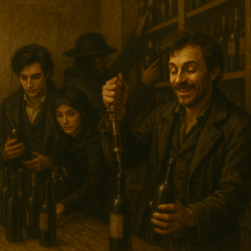 Frenchy Uses Syringe on Wine