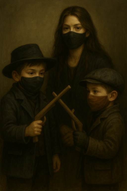 Young Hex, Mother, and Brother