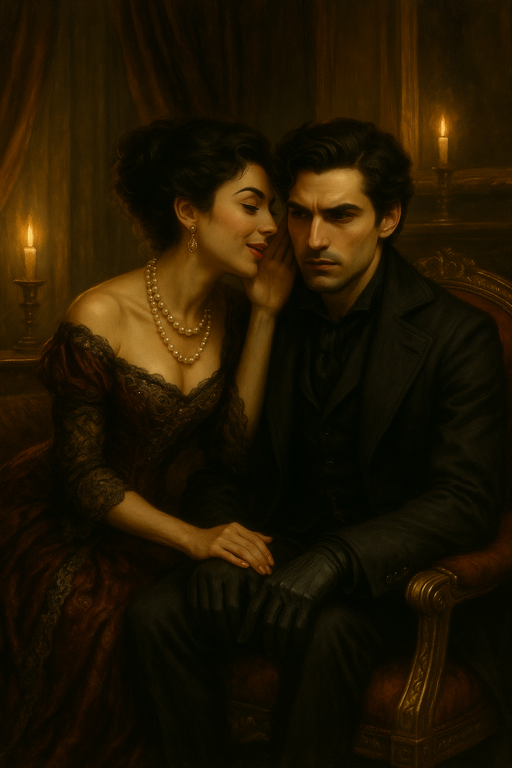 Nyryx whispers rumors of Lady Freyla's death to Vesper