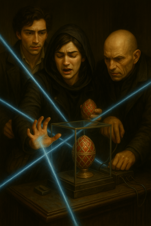 JB's hand is injured when the electroplasm field suddenly comes back on