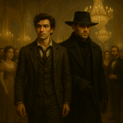 Vesper and Hex arrive at the party