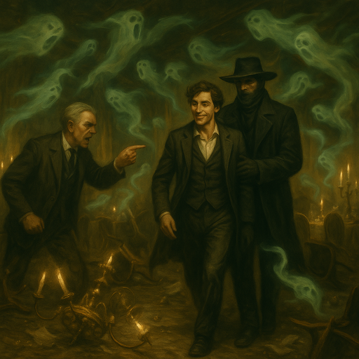 Rolan Wott shouts at Vesper and Hex