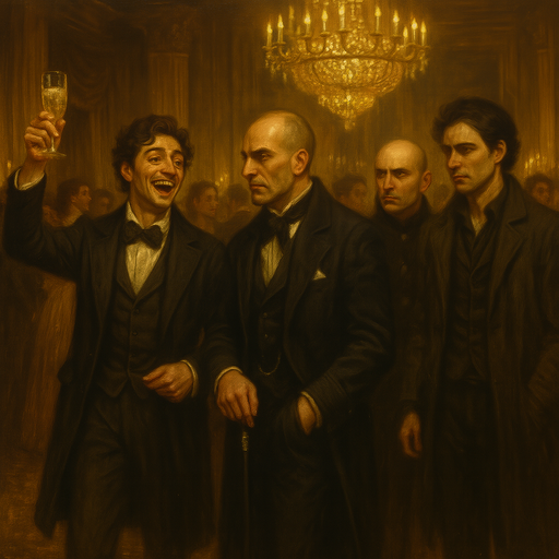 Vesper, Jackal, and Echo enter the ballroom