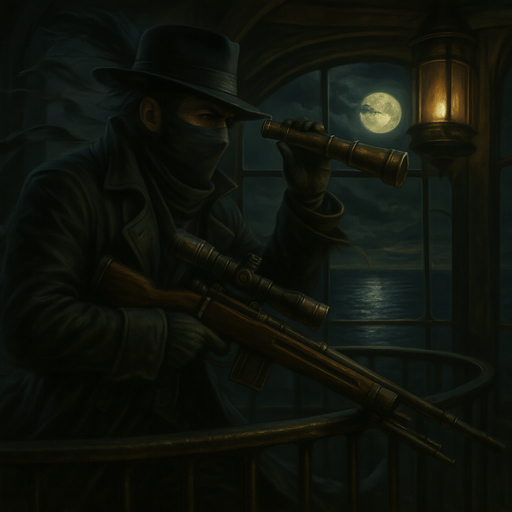 Hex is on overwatch in the lighthouse