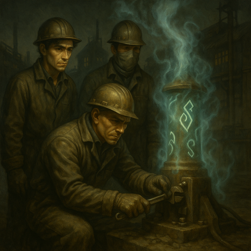 Jackal works on the barrier explosives