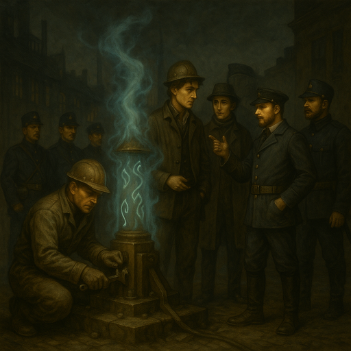 Vesper and Echo convince the patrol that we're doing maintenance on the barrier