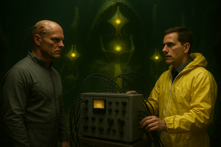 Hinton, connected to a neurological scanner, and Dr. Jenson