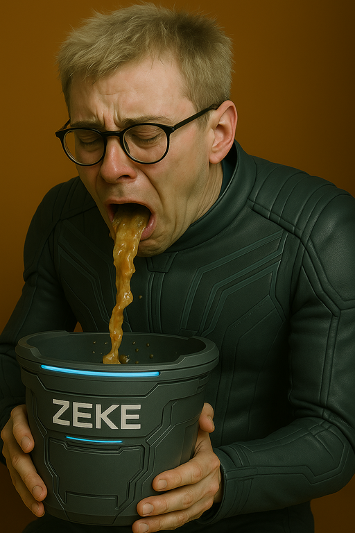 Zeke has cryo sickness