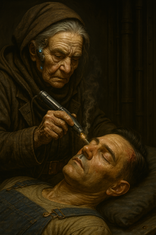 Babushka repairs Murderbot