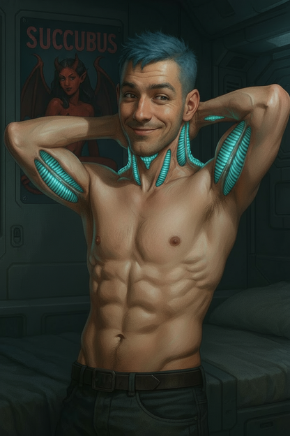 Ink shows off his new vents